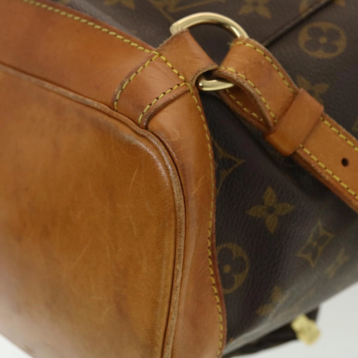 LOUIS VUITTON Monogram Montsouris GM Backpack M51135 LV 39314