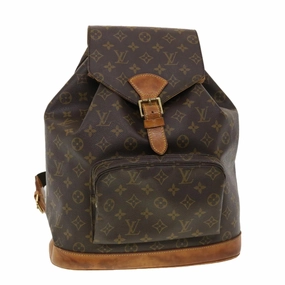 LOUIS VUITTON Monogram Montsouris GM Backpack M51135 LV 39314