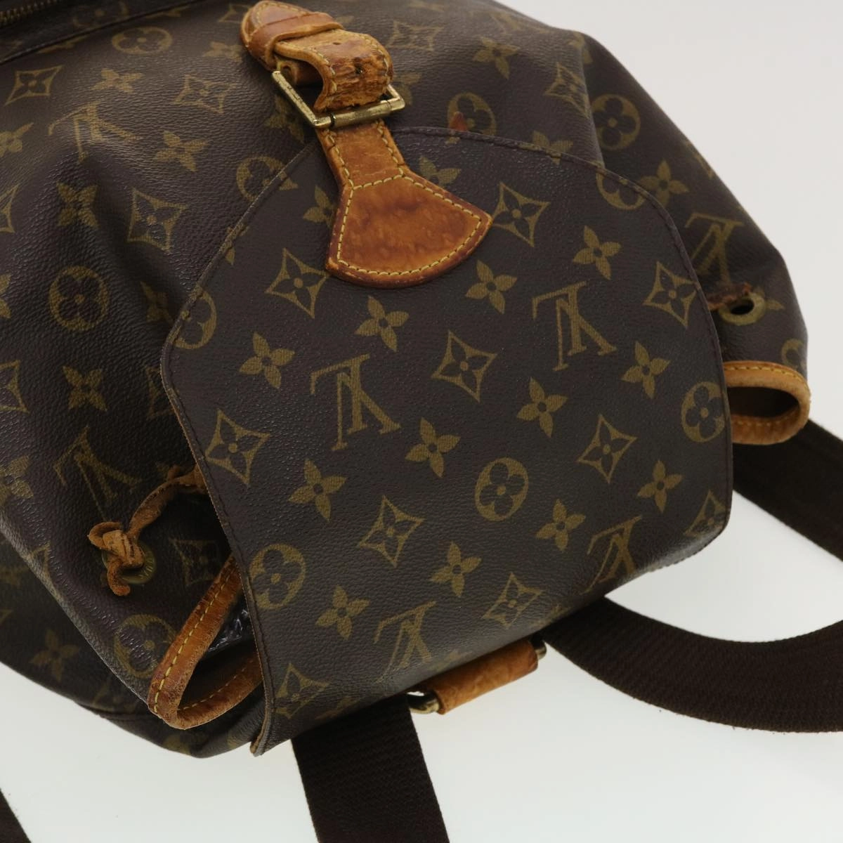 LOUIS VUITTON Monogram Montsouris GM Backpack M51135 LV 39808