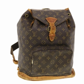 LOUIS VUITTON Monogram Montsouris GM Backpack M51135 LV 39808