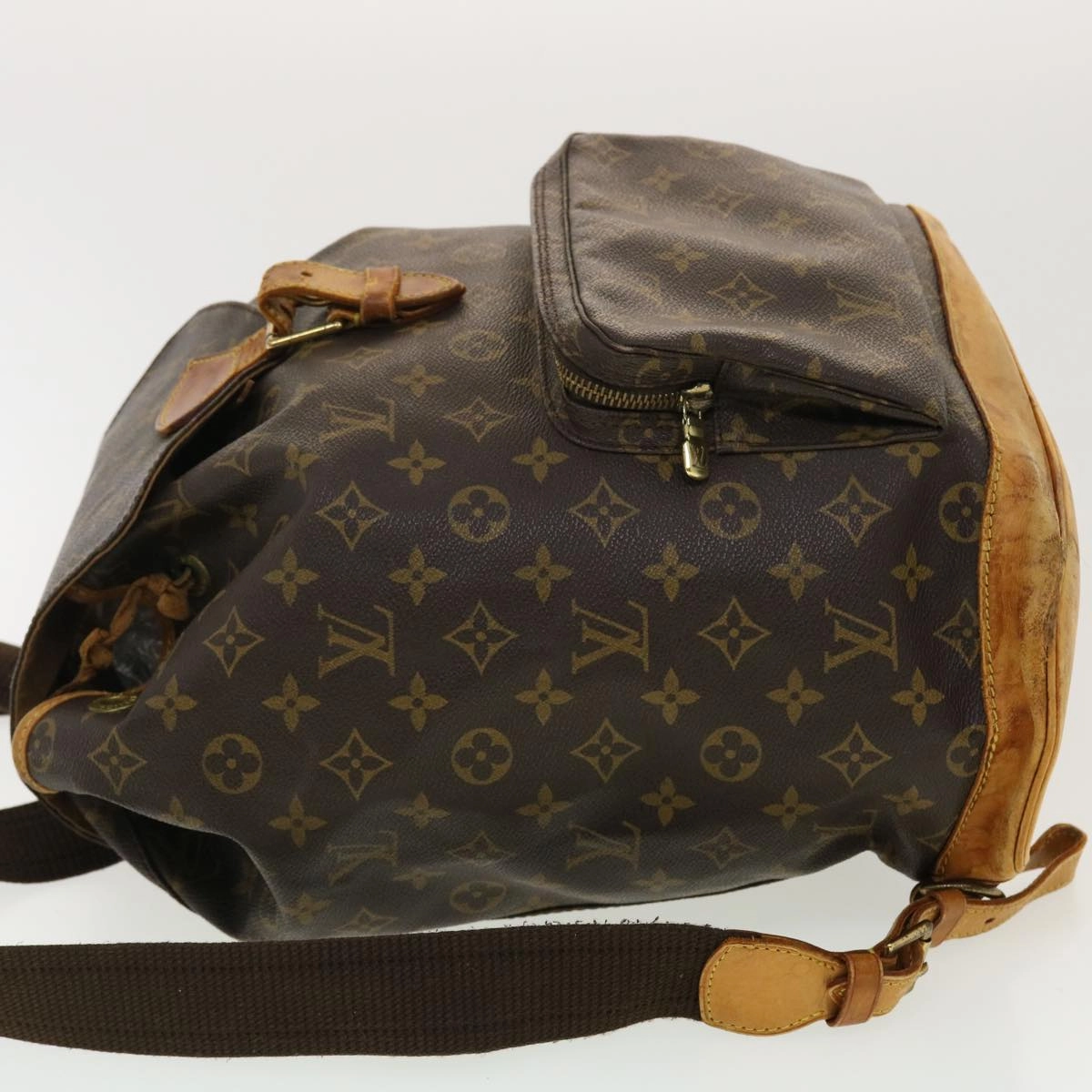 LOUIS VUITTON Monogram Montsouris GM Backpack M51135 LV 39808