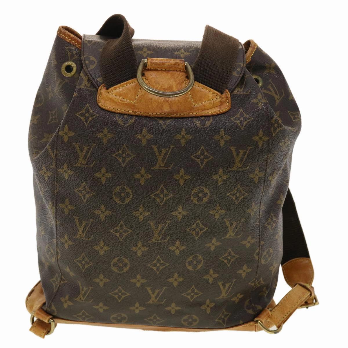 LOUIS VUITTON Monogram Montsouris GM Backpack M51135 LV 39808