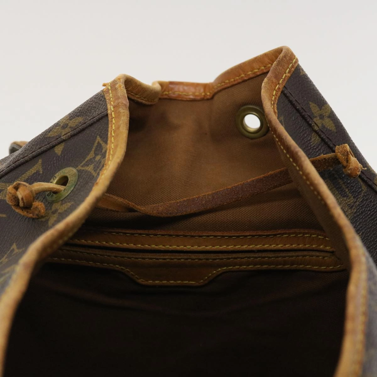 LOUIS VUITTON Monogram Montsouris GM Backpack M51135 LV 39808
