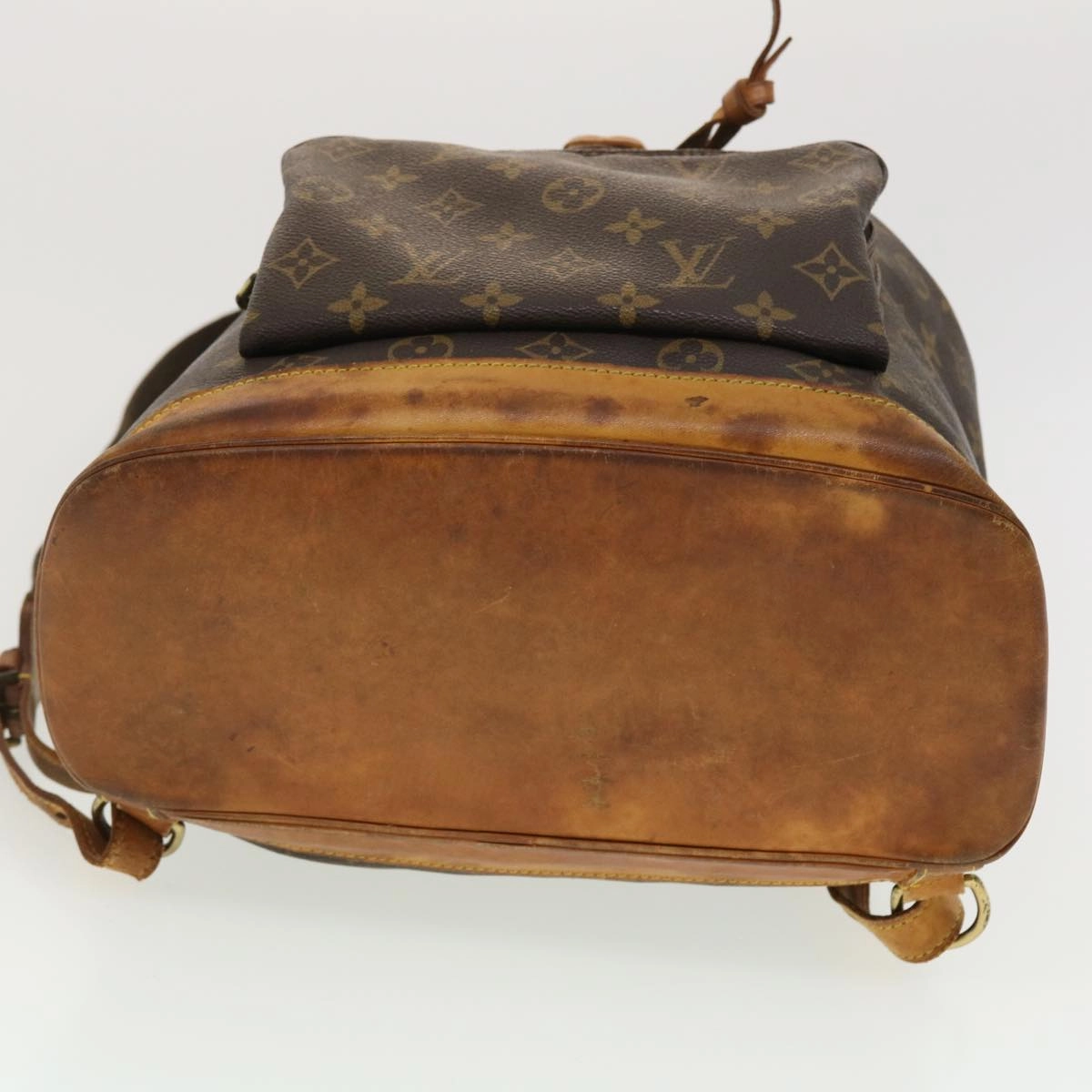 LOUIS VUITTON Monogram Montsouris GM Backpack M51135 LV 40009