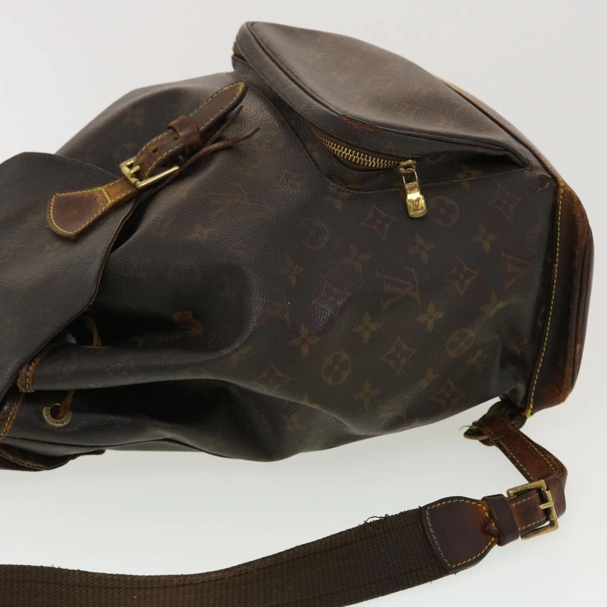 LOUIS VUITTON Monogram Montsouris GM Backpack M51135 LV 40143