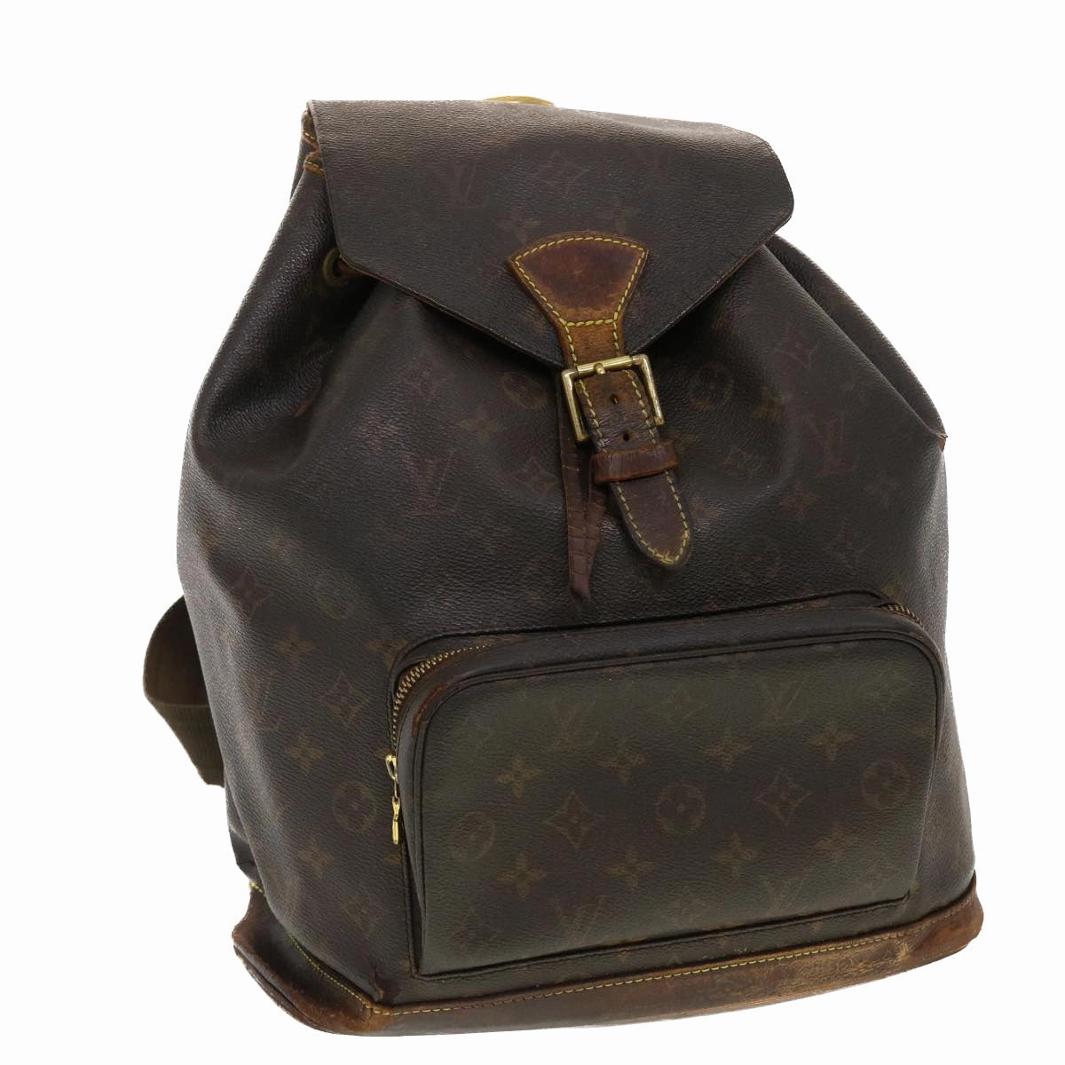 LOUIS VUITTON Monogram Montsouris GM Backpack M51135 LV 40143