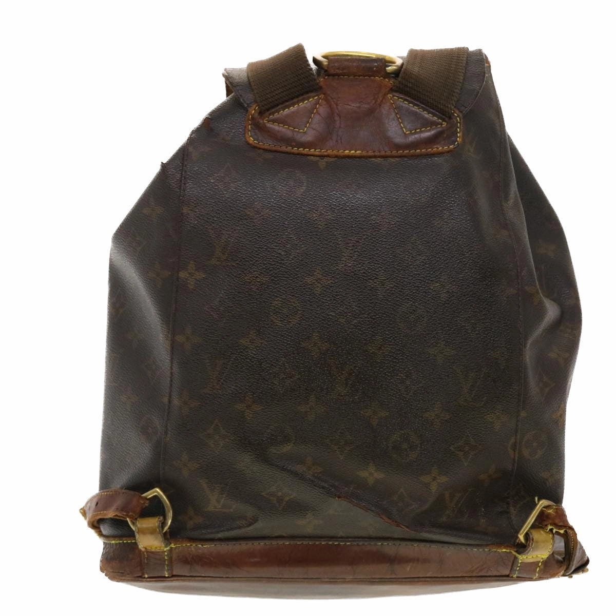 LOUIS VUITTON Monogram Montsouris GM Backpack M51135 LV 40143