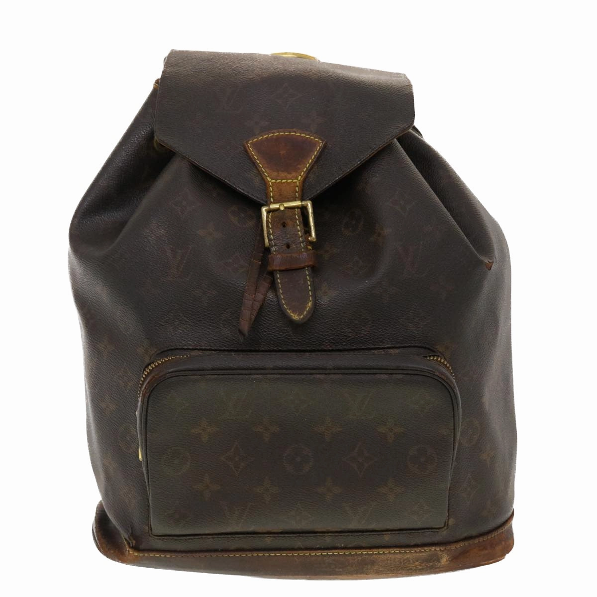 LOUIS VUITTON Monogram Montsouris GM Backpack M51135 LV 40143