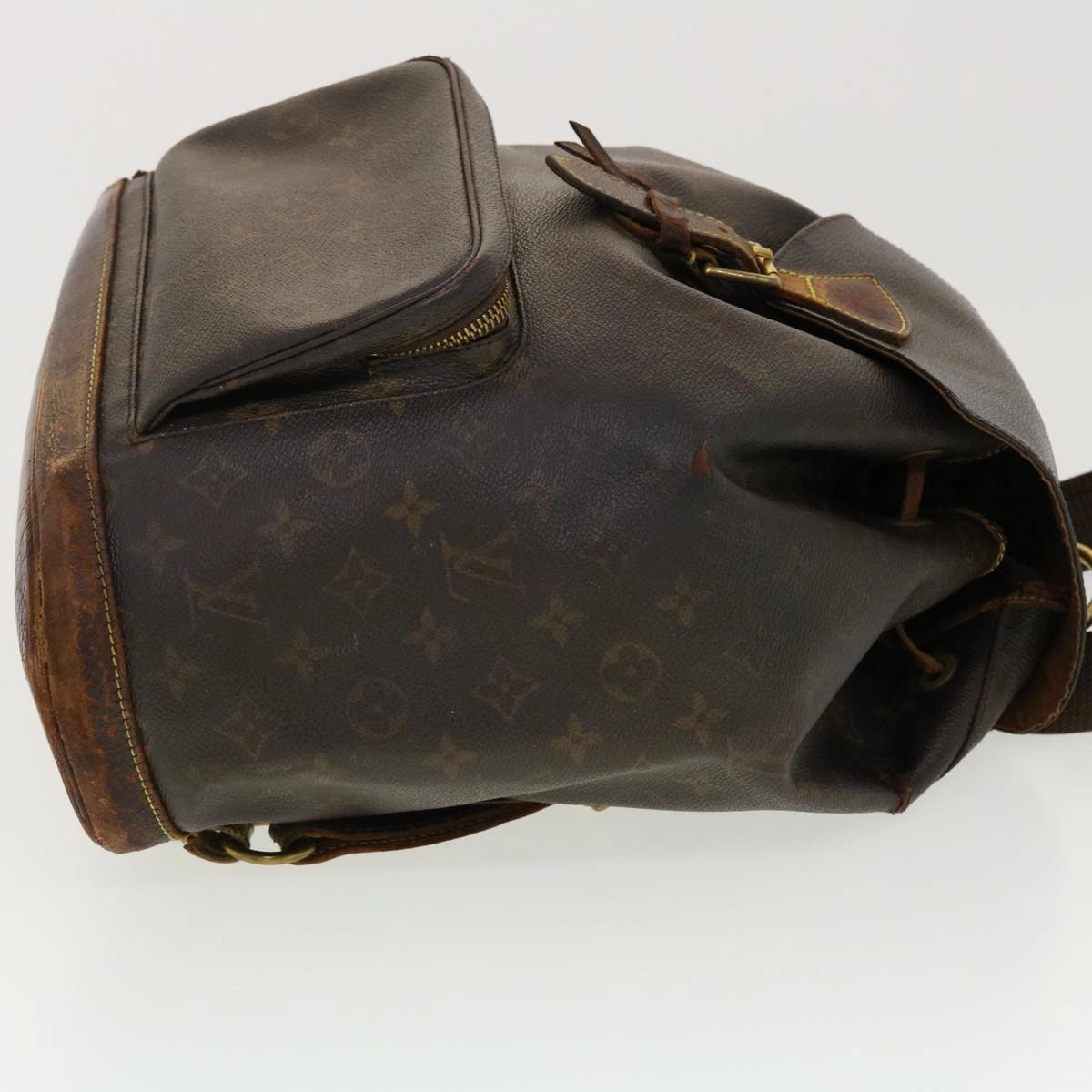LOUIS VUITTON Monogram Montsouris GM Backpack M51135 LV 40143