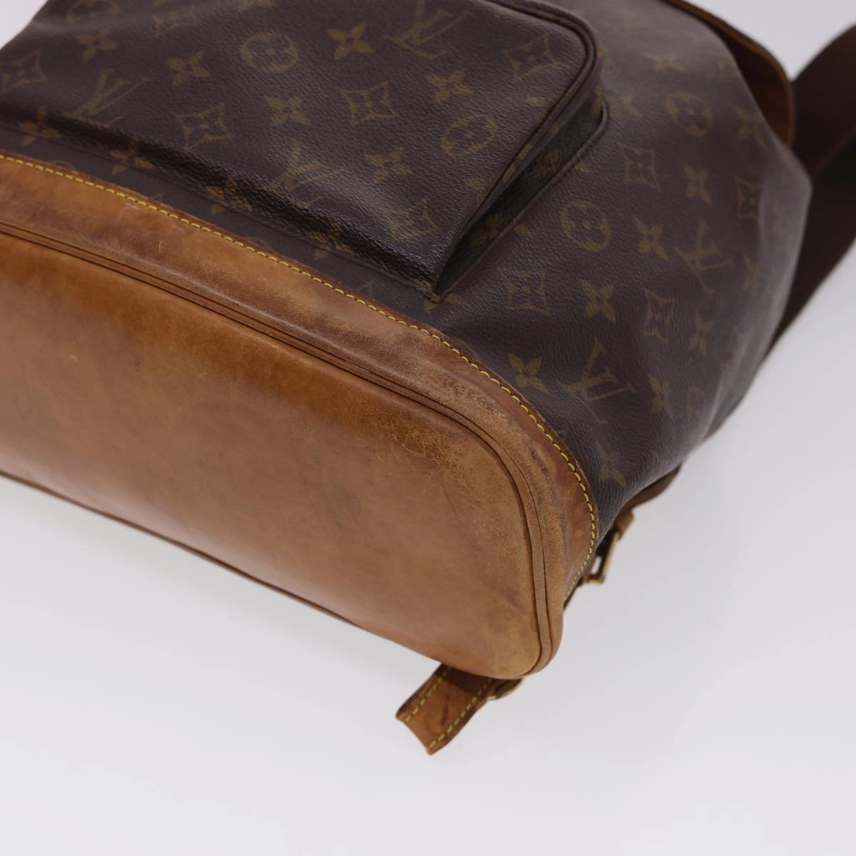 LOUIS VUITTON Monogram Montsouris GM Backpack M51135 LV 40404