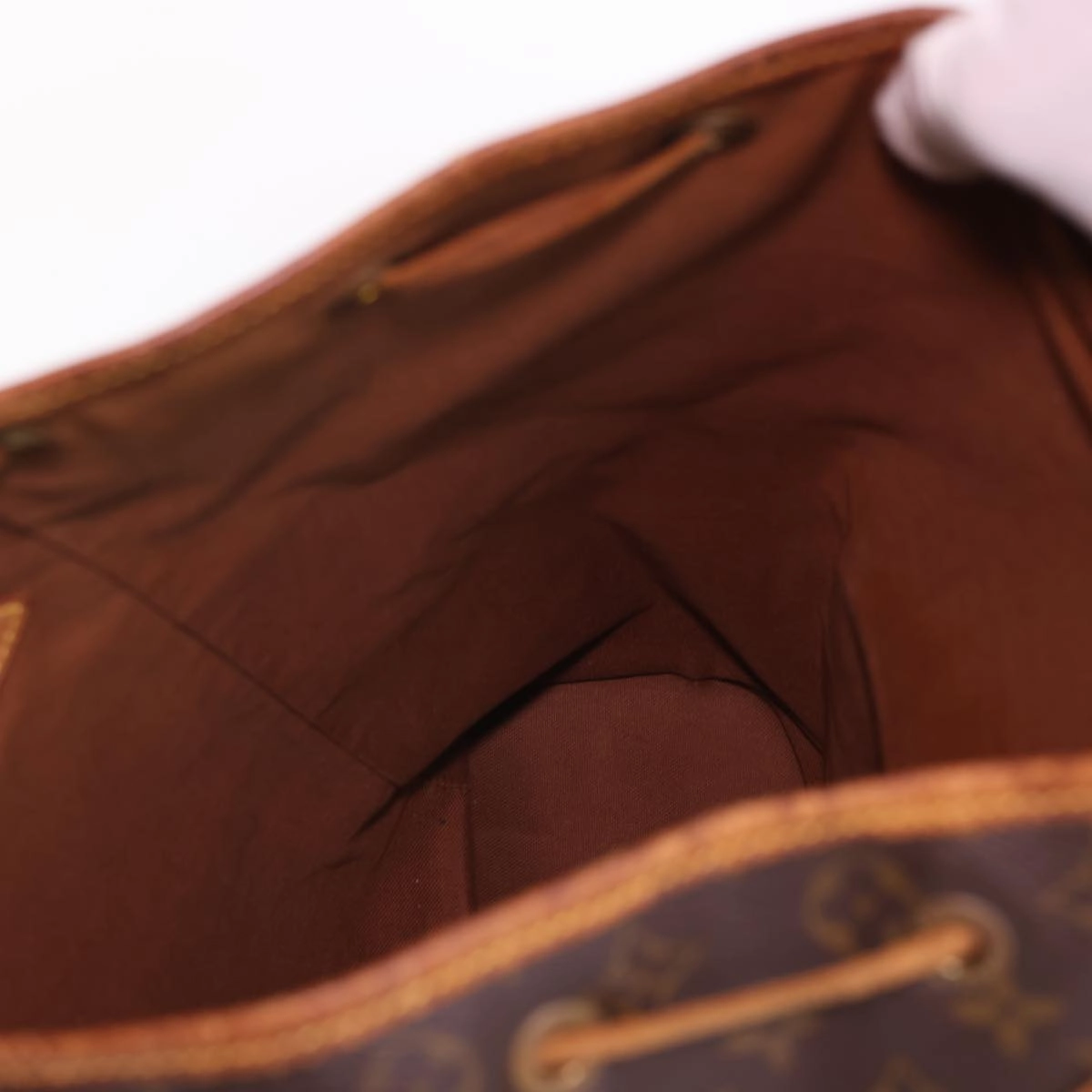LOUIS VUITTON Monogram Montsouris GM Backpack M51135 LV 40404