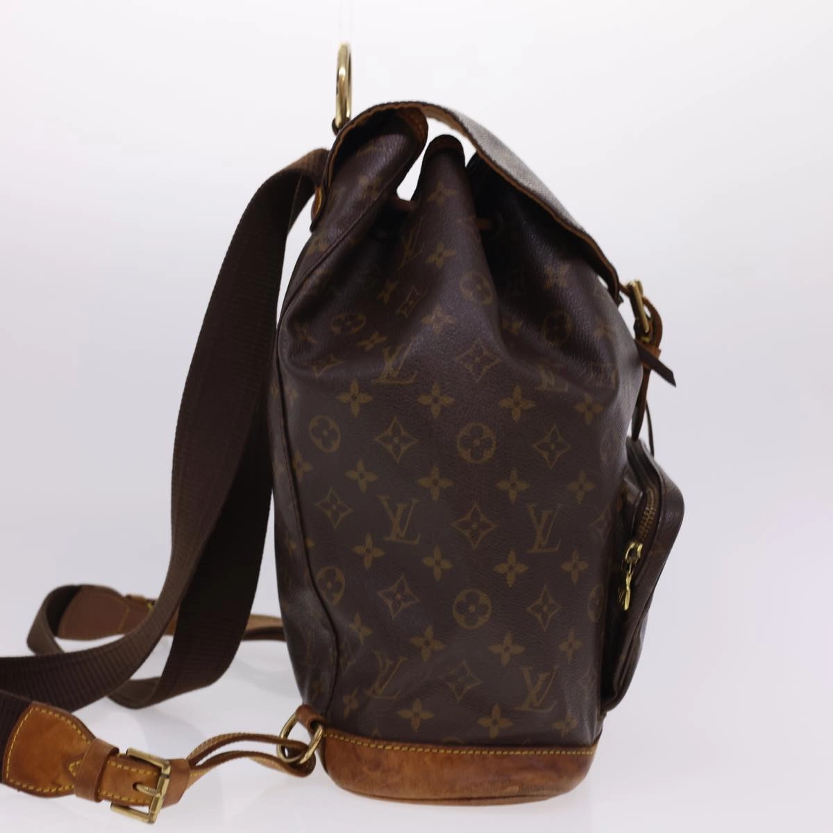 LOUIS VUITTON Monogram Montsouris GM Backpack M51135 LV 40404