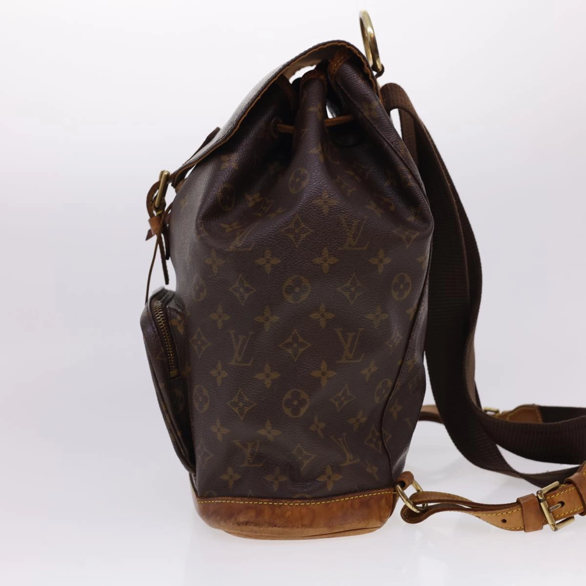 LOUIS VUITTON Monogram Montsouris GM Backpack M51135 LV 40404