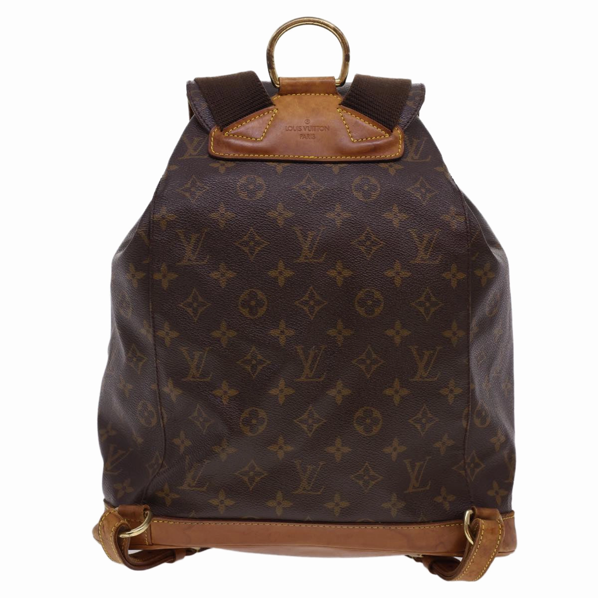 LOUIS VUITTON Monogram Montsouris GM Backpack M51135 LV 40404