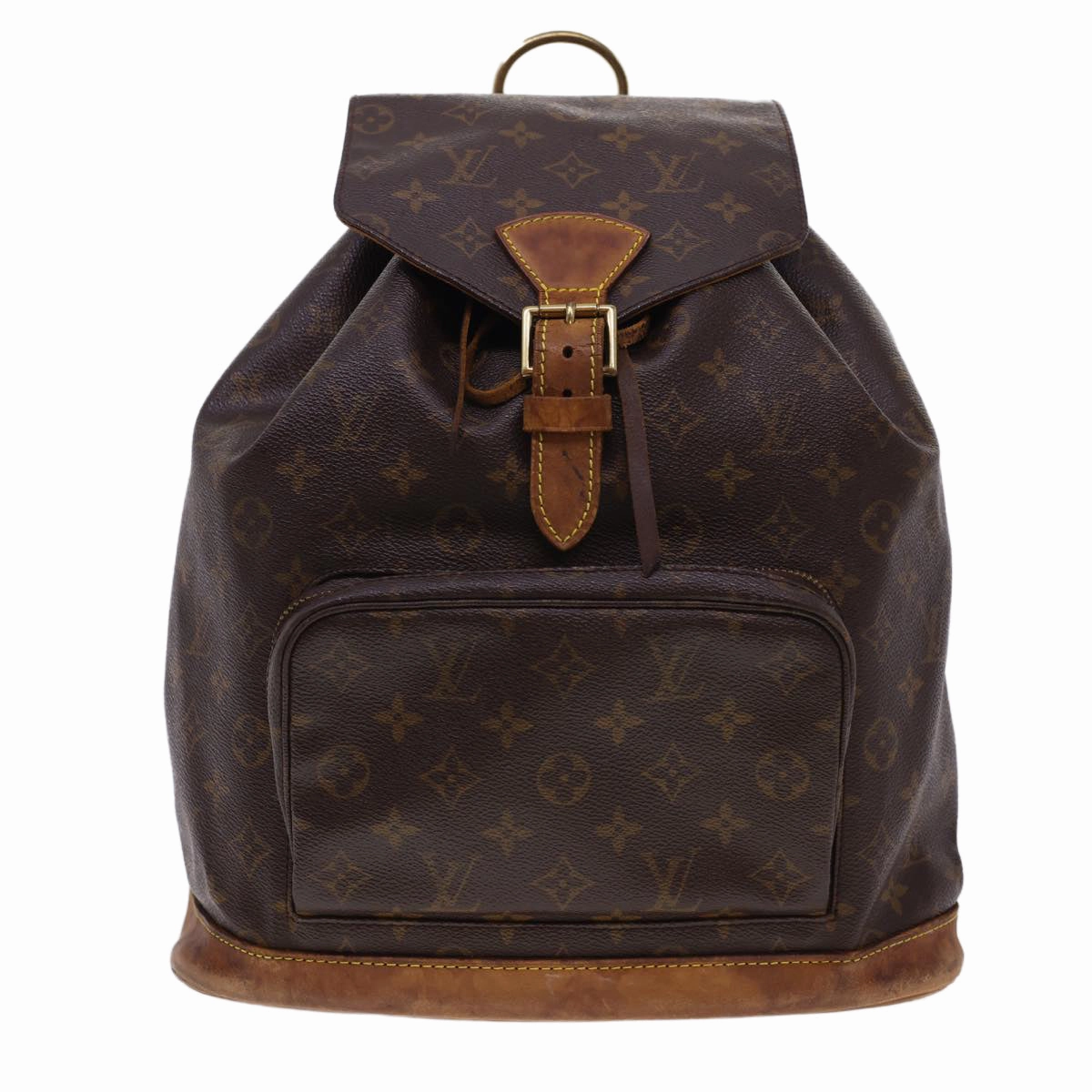 LOUIS VUITTON Monogram Montsouris GM Backpack M51135 LV 40404