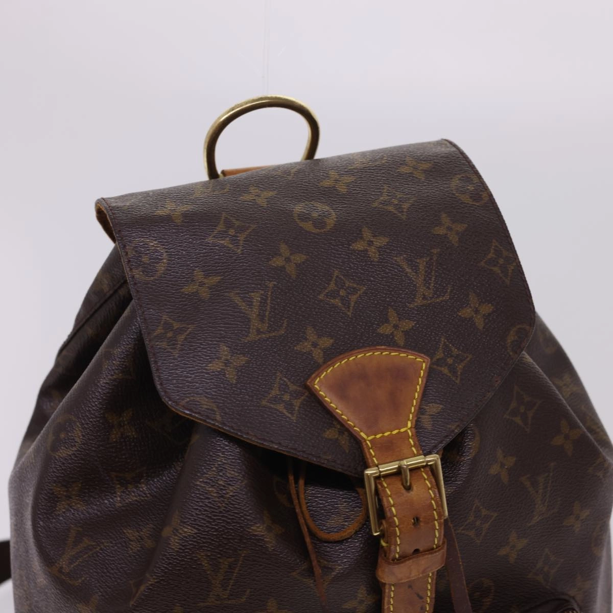 LOUIS VUITTON Monogram Montsouris GM Backpack M51135 LV 40404