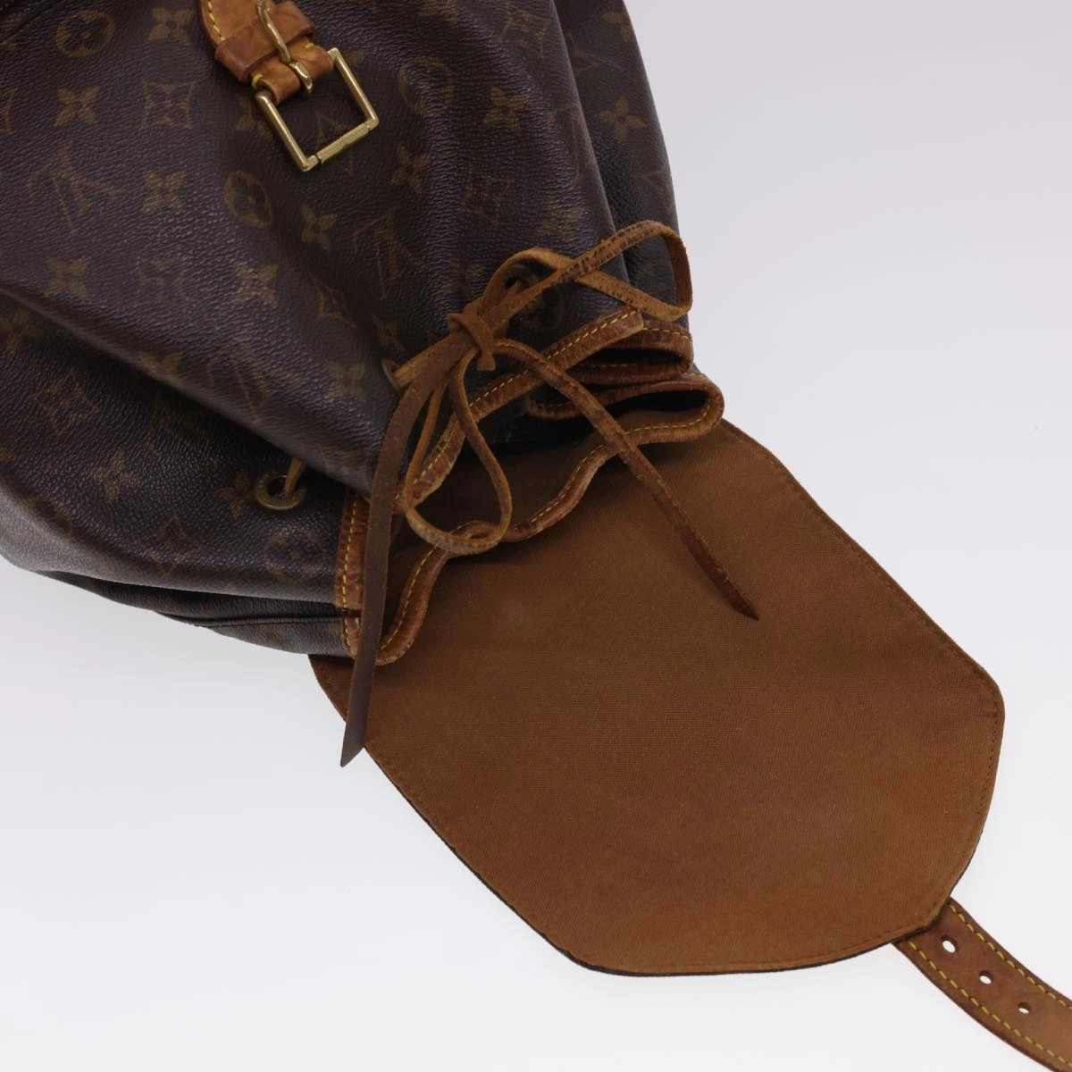 LOUIS VUITTON Monogram Montsouris GM Backpack M51135 LV 40404