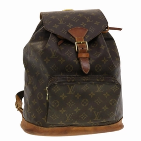 LOUIS VUITTON Monogram Montsouris GM Backpack M51135 LV 40930