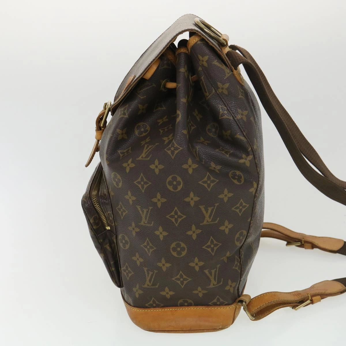 LOUIS VUITTON Monogram Montsouris GM Backpack M51135 LV rd4588