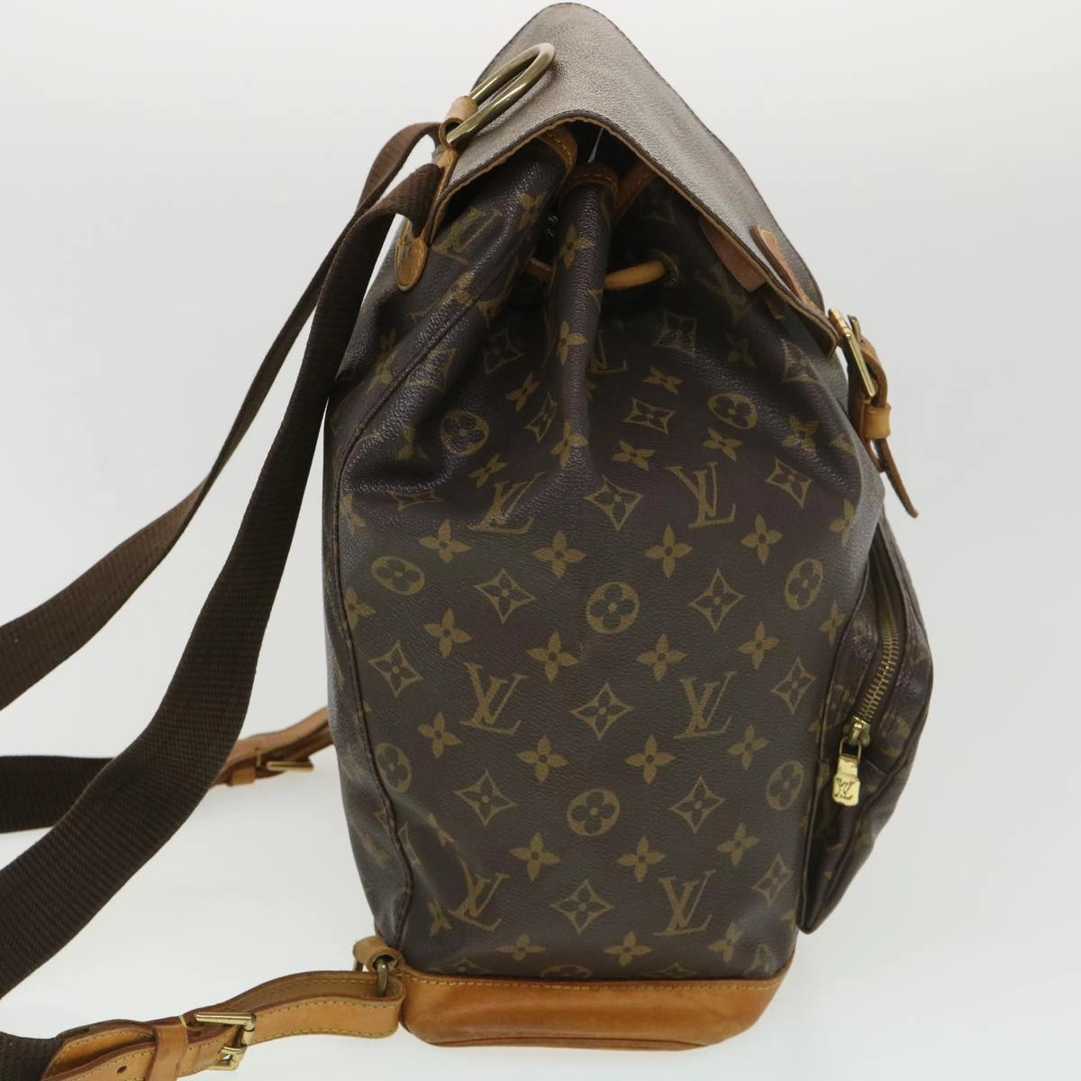 LOUIS VUITTON Monogram Montsouris GM Backpack M51135 LV rd4588