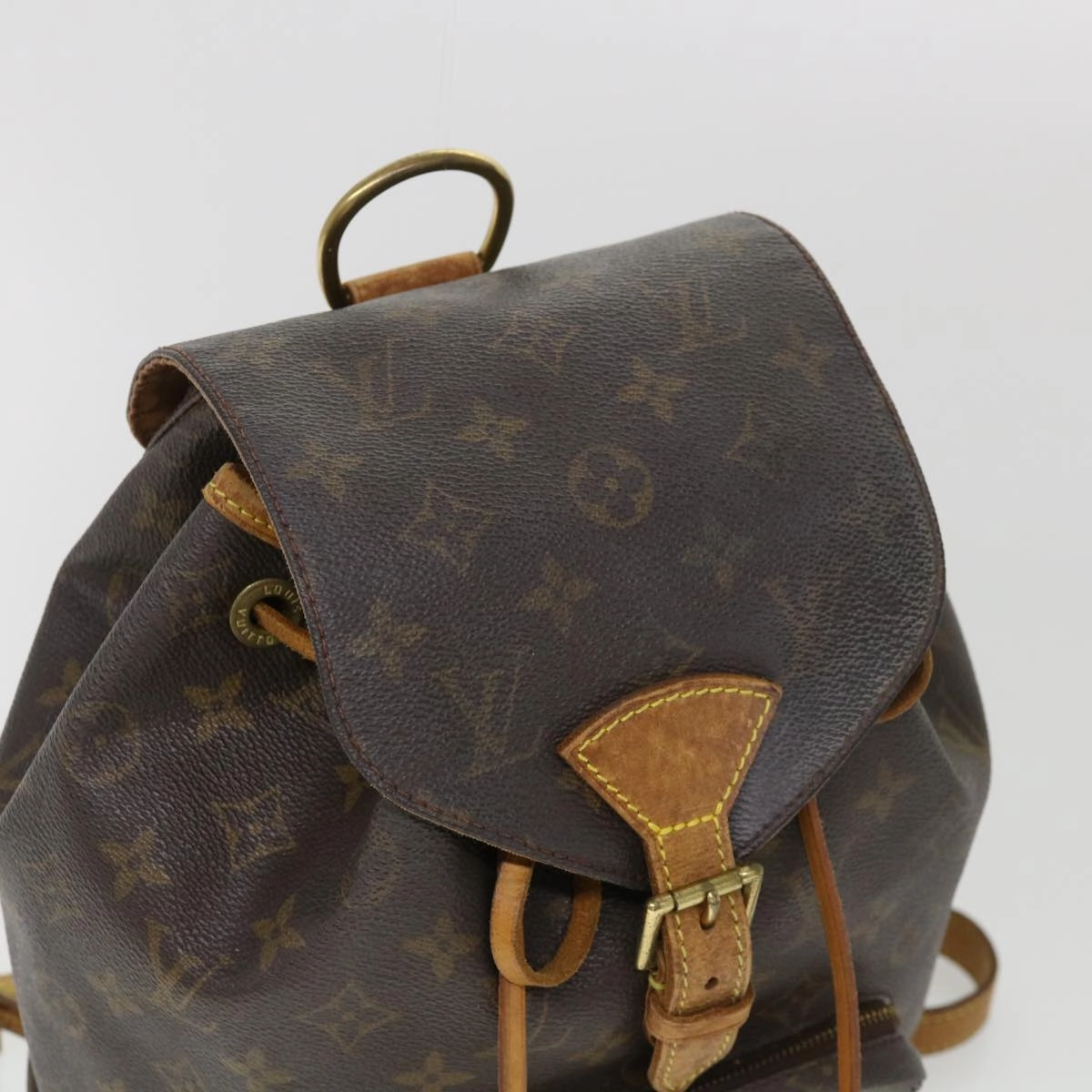 LOUIS VUITTON Monogram Montsouris MM Backpack M51136 LV 39072