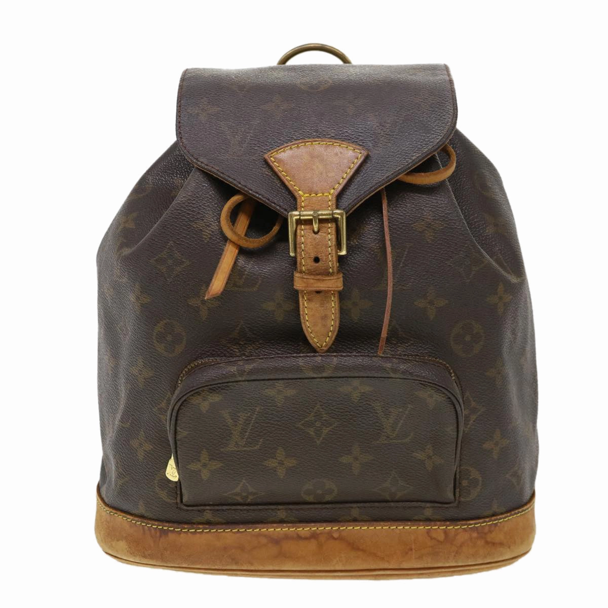 LOUIS VUITTON Monogram Montsouris MM Backpack M51136 LV 39072