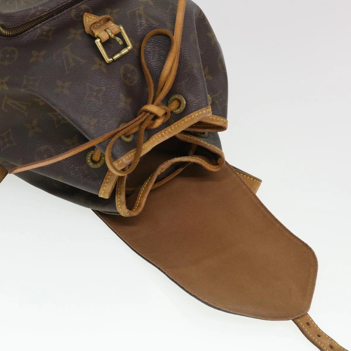 LOUIS VUITTON Monogram Montsouris MM Backpack M51136 LV 39072