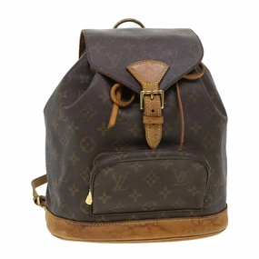 LOUIS VUITTON Monogram Montsouris MM Backpack M51136 LV 39072