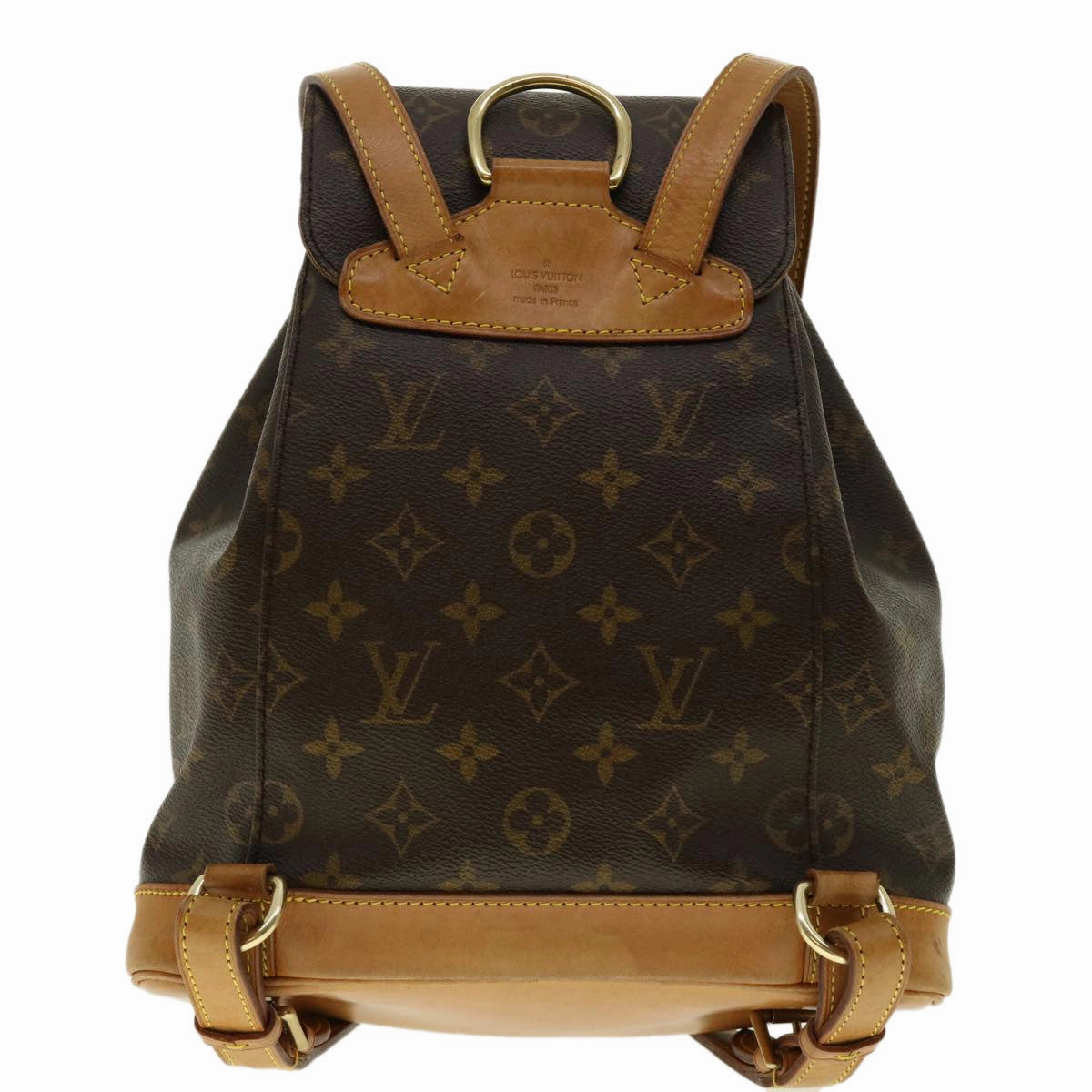 LOUIS VUITTON Monogram Montsouris MM Backpack M51136 LV 40233