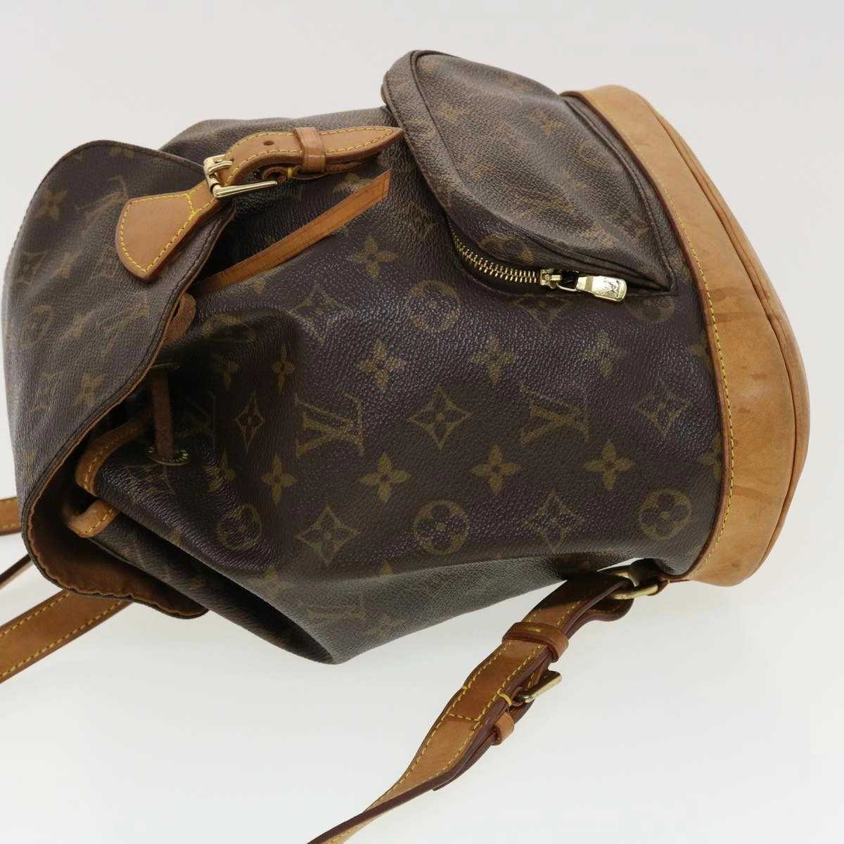 LOUIS VUITTON Monogram Montsouris MM Backpack M51136 LV 41038