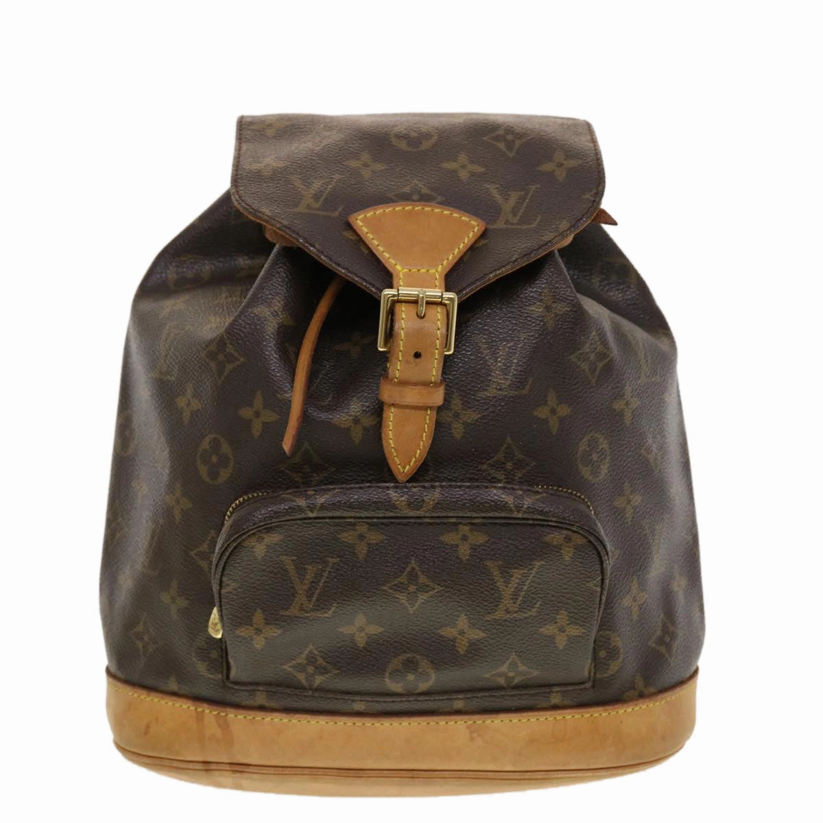 LOUIS VUITTON Monogram Montsouris MM Backpack M51136 LV 41038