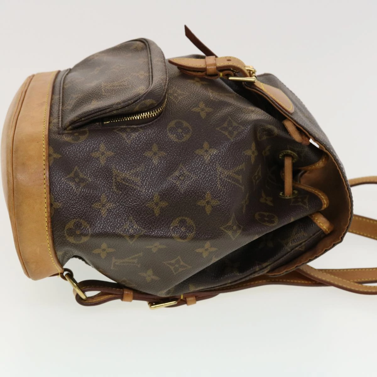 LOUIS VUITTON Monogram Montsouris MM Backpack M51136 LV 41038