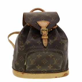 LOUIS VUITTON Monogram Montsouris PM Backpack M51137 LV 41108