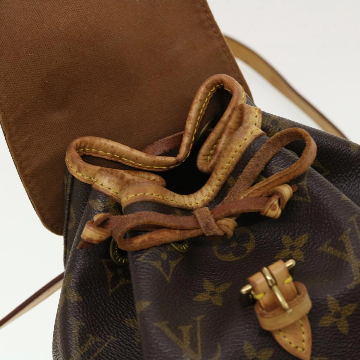LOUIS VUITTON Monogram Montsouris PM Backpack M51137 LV 41108