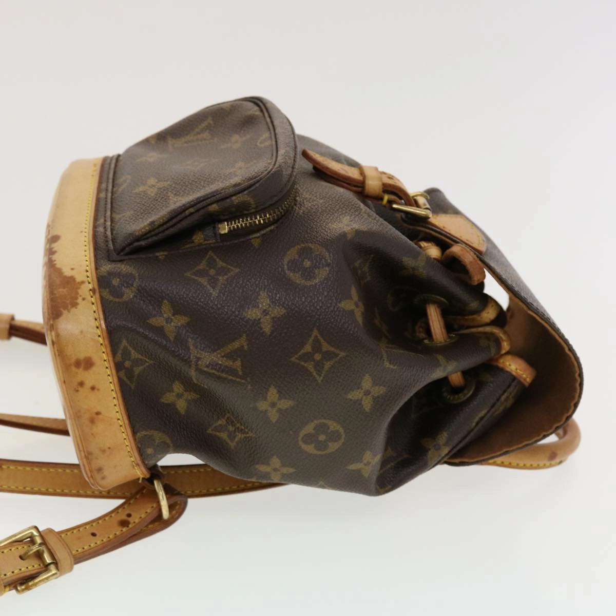 LOUIS VUITTON Monogram Montsouris PM Backpack M51137 LV 41108