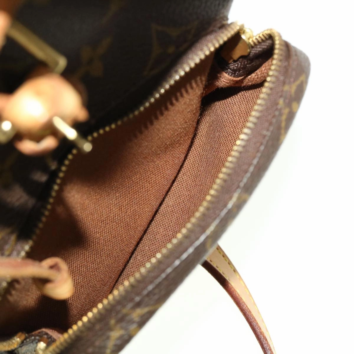 LOUIS VUITTON Monogram Montsouris PM Backpack M51137 LV 41108