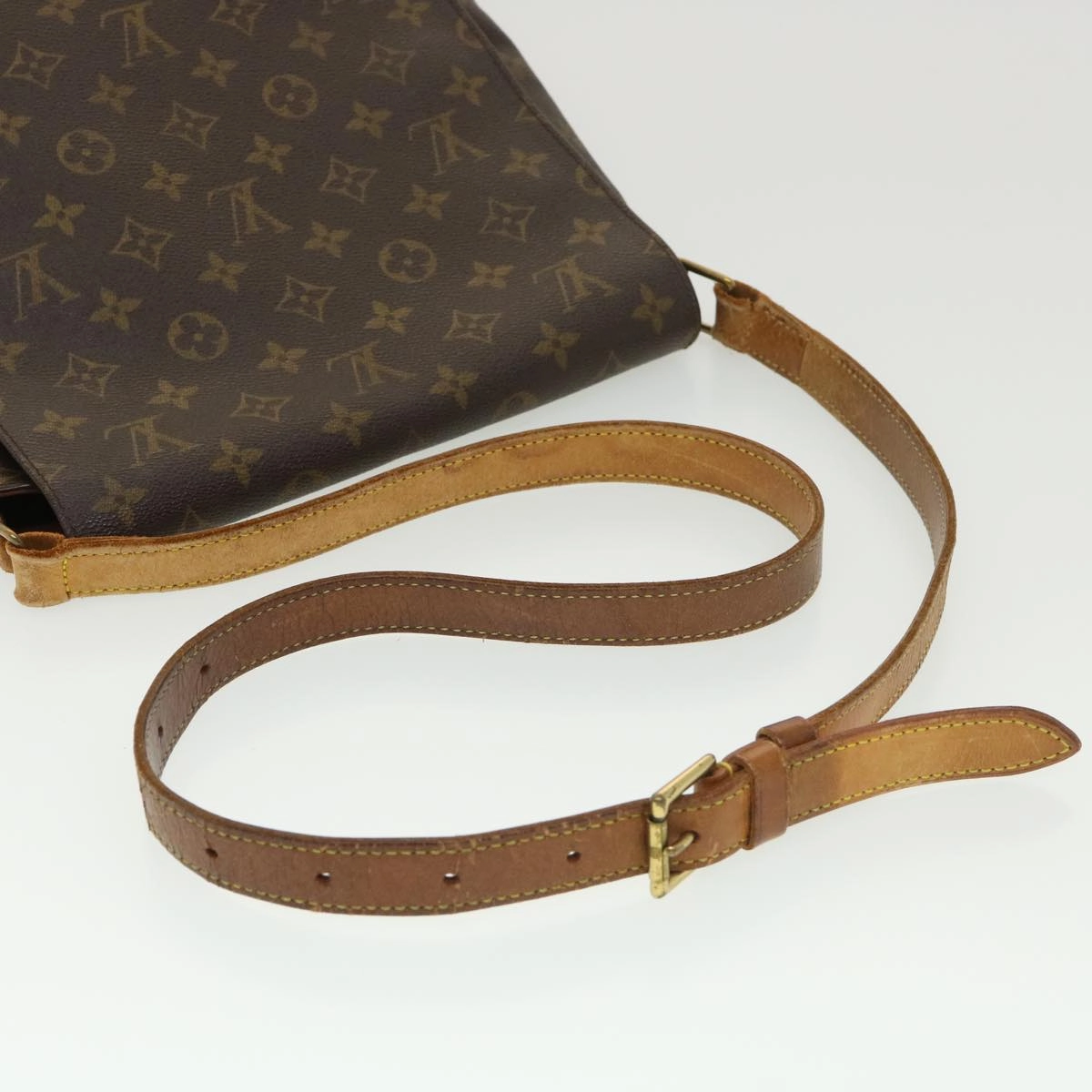 LOUIS VUITTON Monogram Musette Shoulder Bag M51256 LV yt977