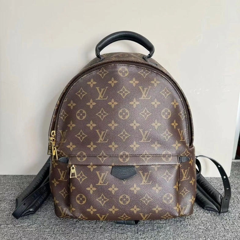 Louis Vuitton Monogram Palm Springs Backpack Brown Medium