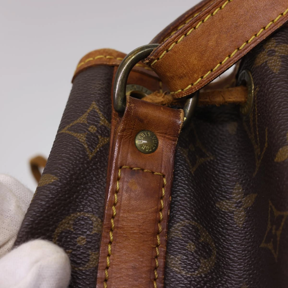 LOUIS VUITTON Monogram Petit Noe Shoulder Bag M42226 LV 39980