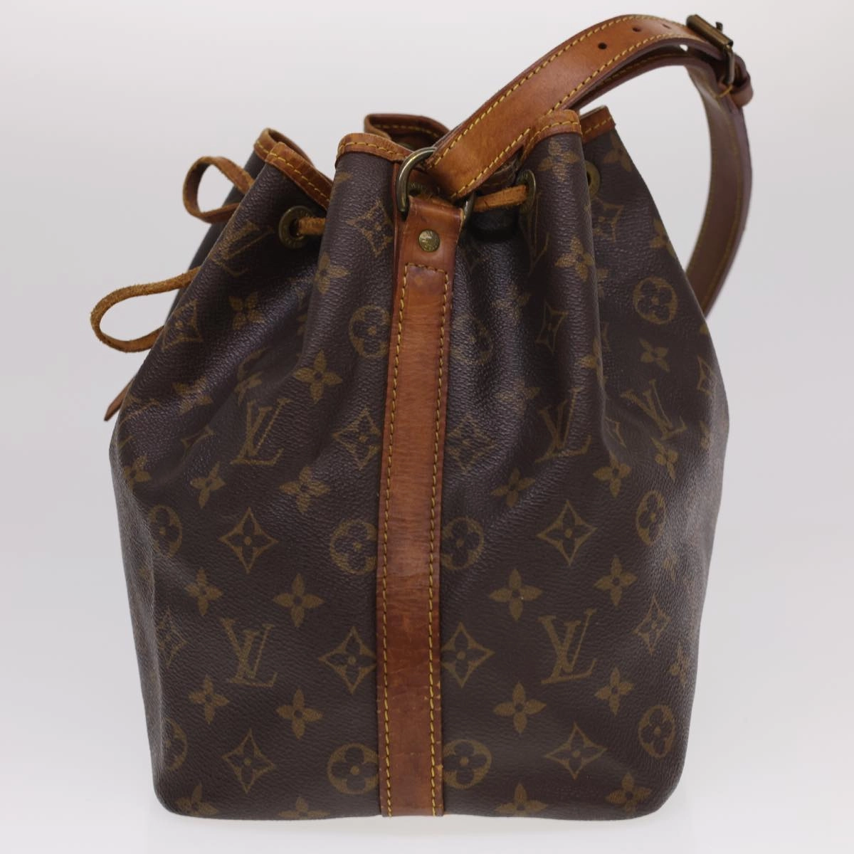 LOUIS VUITTON Monogram Petit Noe Shoulder Bag M42226 LV 39980