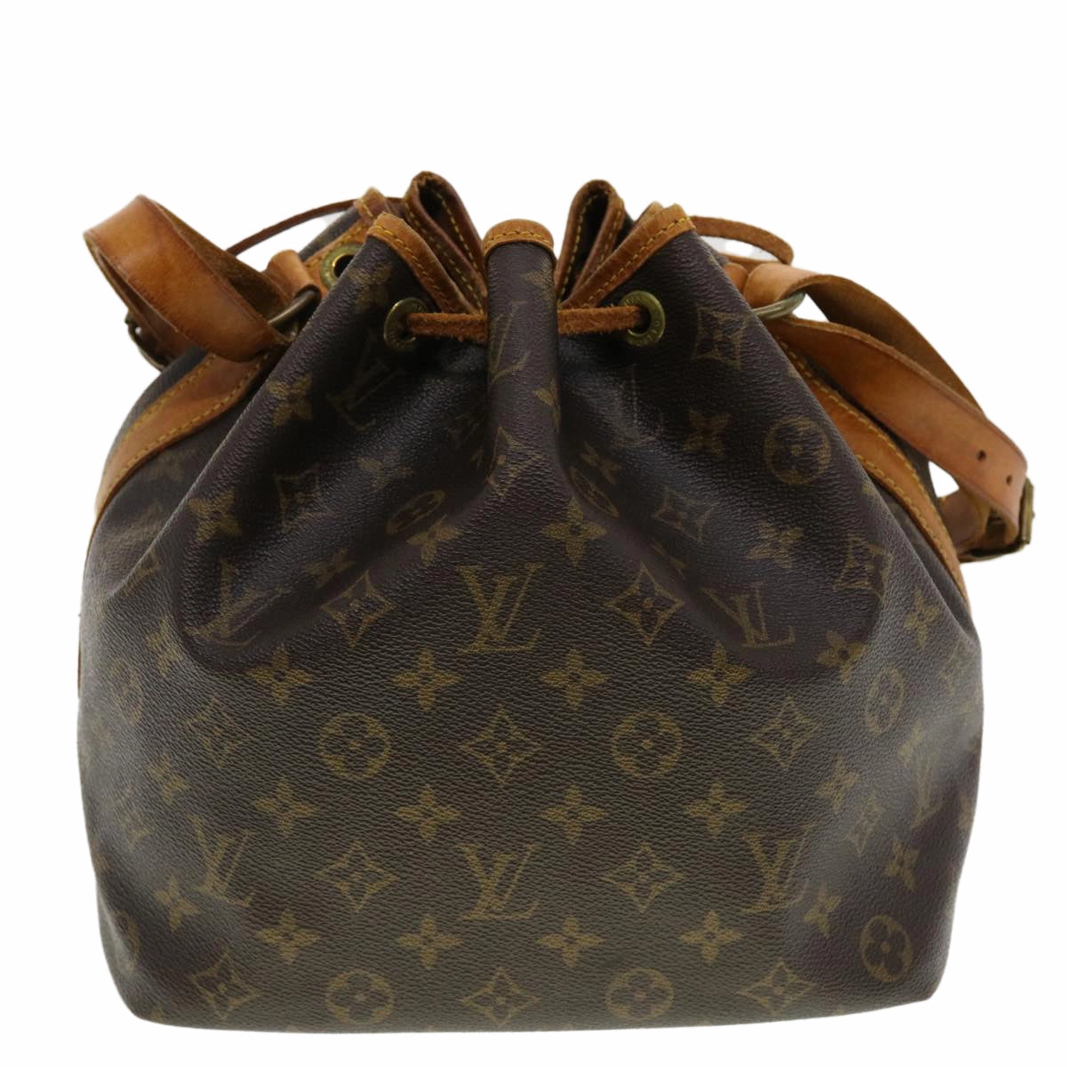 LOUIS VUITTON Monogram Petit Noe Shoulder Bag M42226 LV rd4804