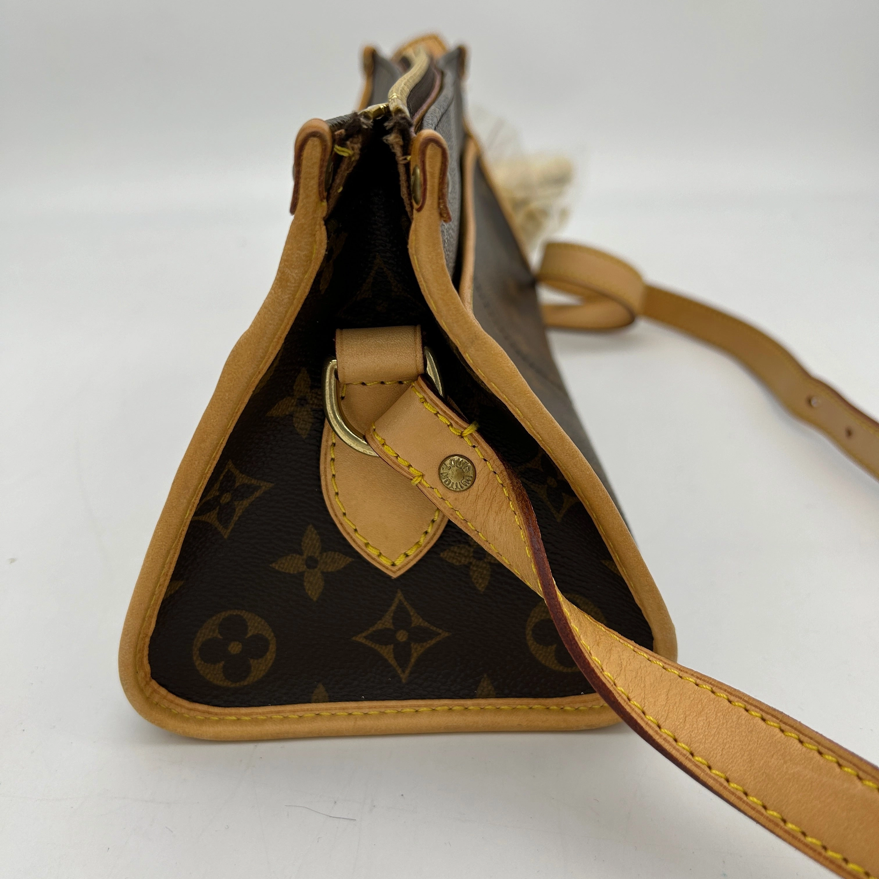 Louis Vuitton Monogram Popincourt Crossbody Bag Brown Small