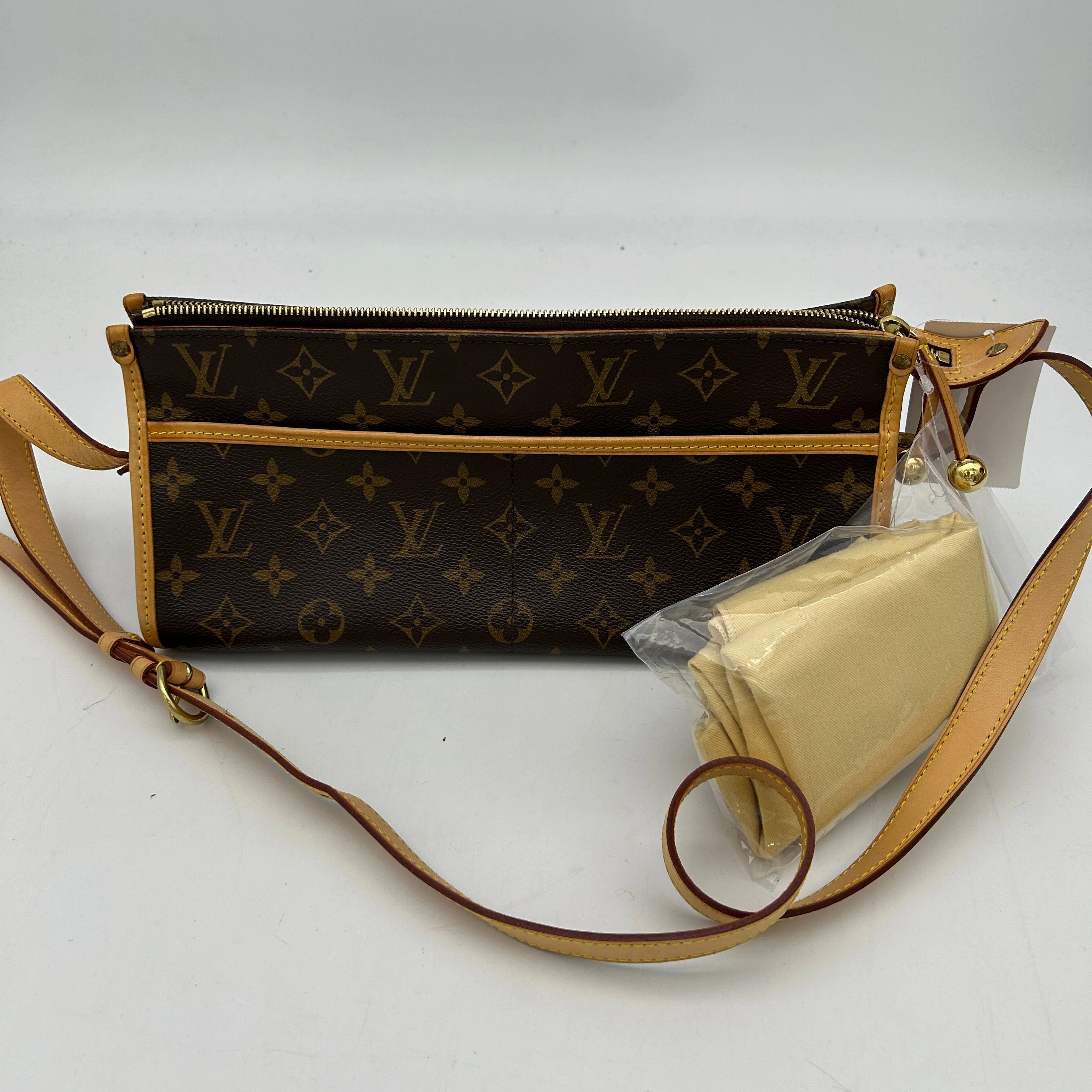 Louis Vuitton Monogram Popincourt Crossbody Bag Brown Small