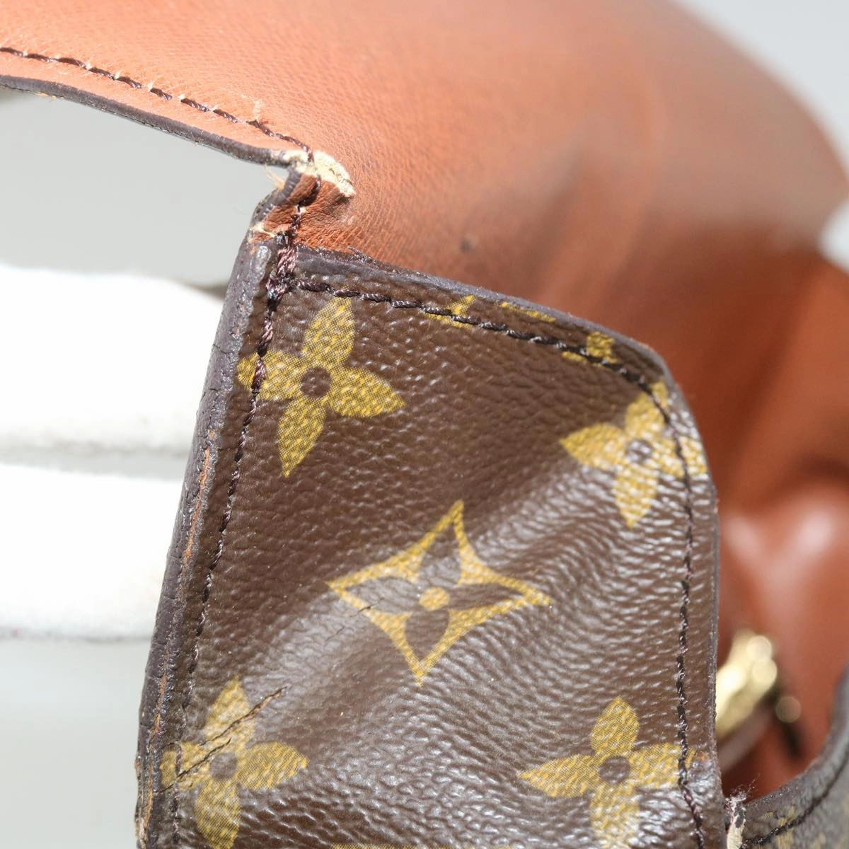 LOUIS VUITTON Monogram Saint Cloud GM Shoulder Bag M51242 LV 37590