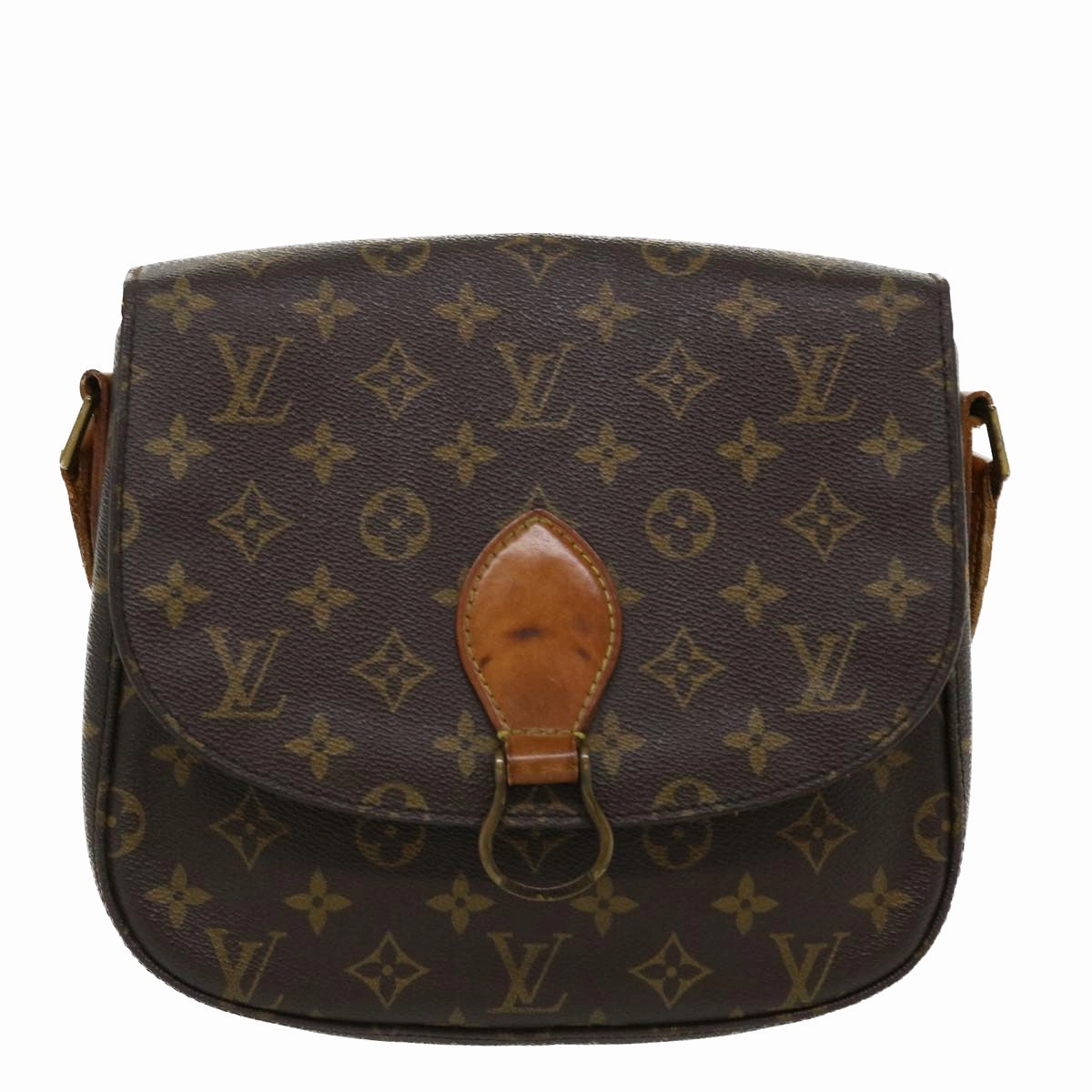 LOUIS VUITTON Monogram Saint Cloud GM Shoulder Bag M51242 LV 37590