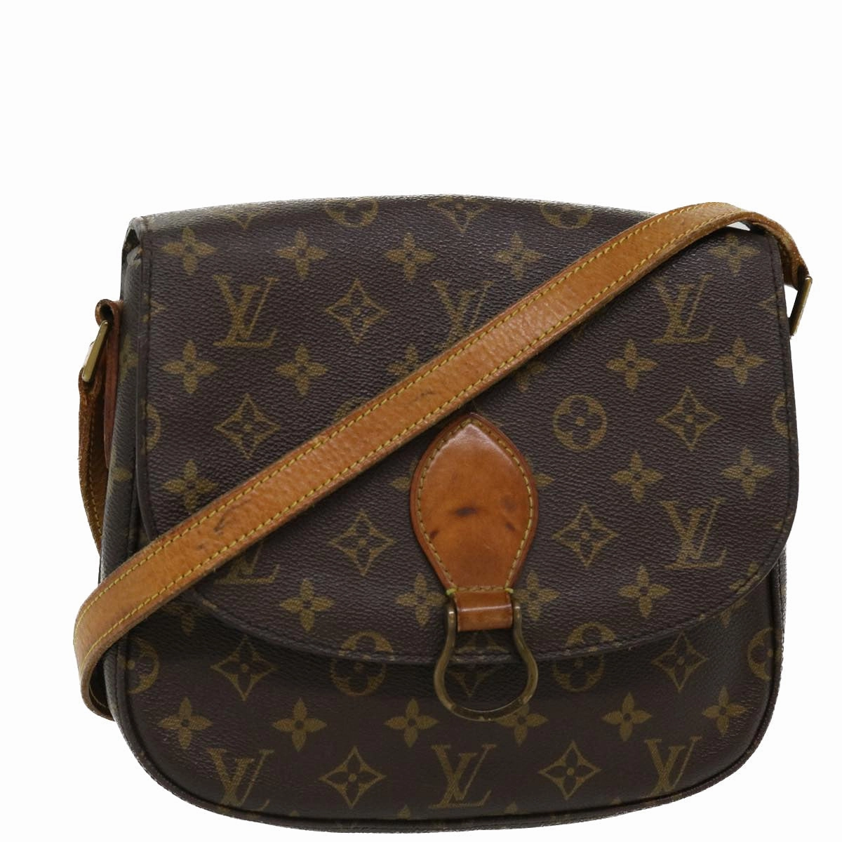 LOUIS VUITTON Monogram Saint Cloud GM Shoulder Bag M51242 LV 37590