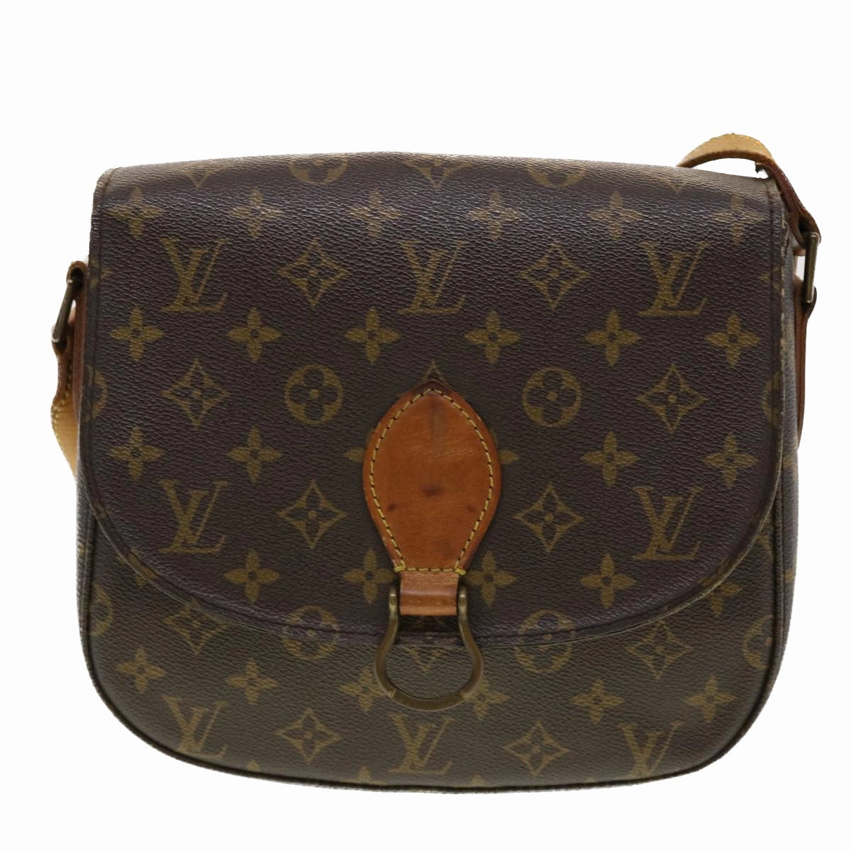 LOUIS VUITTON Monogram Saint Cloud GM Shoulder Bag M51242 LV 41087