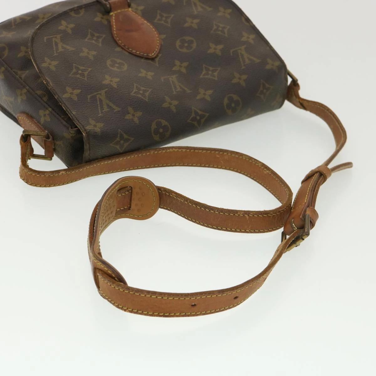 LOUIS VUITTON Monogram Saint Cloud GM Shoulder Bag M51242 LV tb574