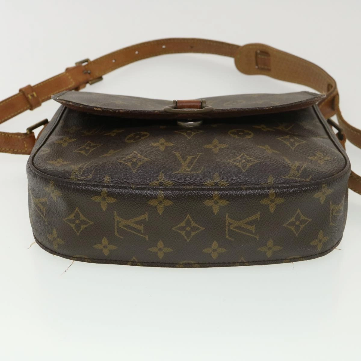 LOUIS VUITTON Monogram Saint Cloud GM Shoulder Bag M51242 LV tb574
