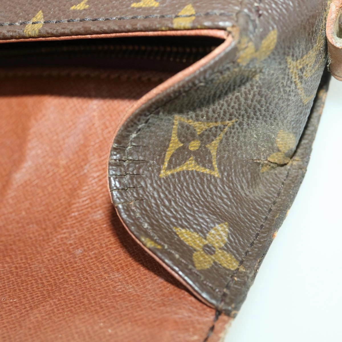 LOUIS VUITTON Monogram Saint Cloud GM Shoulder Bag M51242 LV tb574